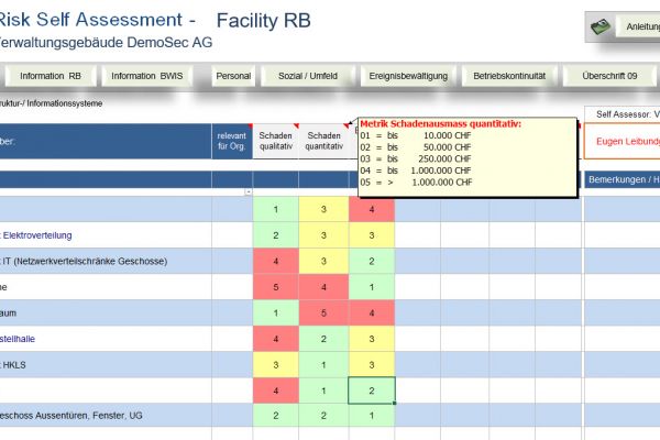 risikoanalyse, risikoanalyse vorlage, risikoanalyse tool